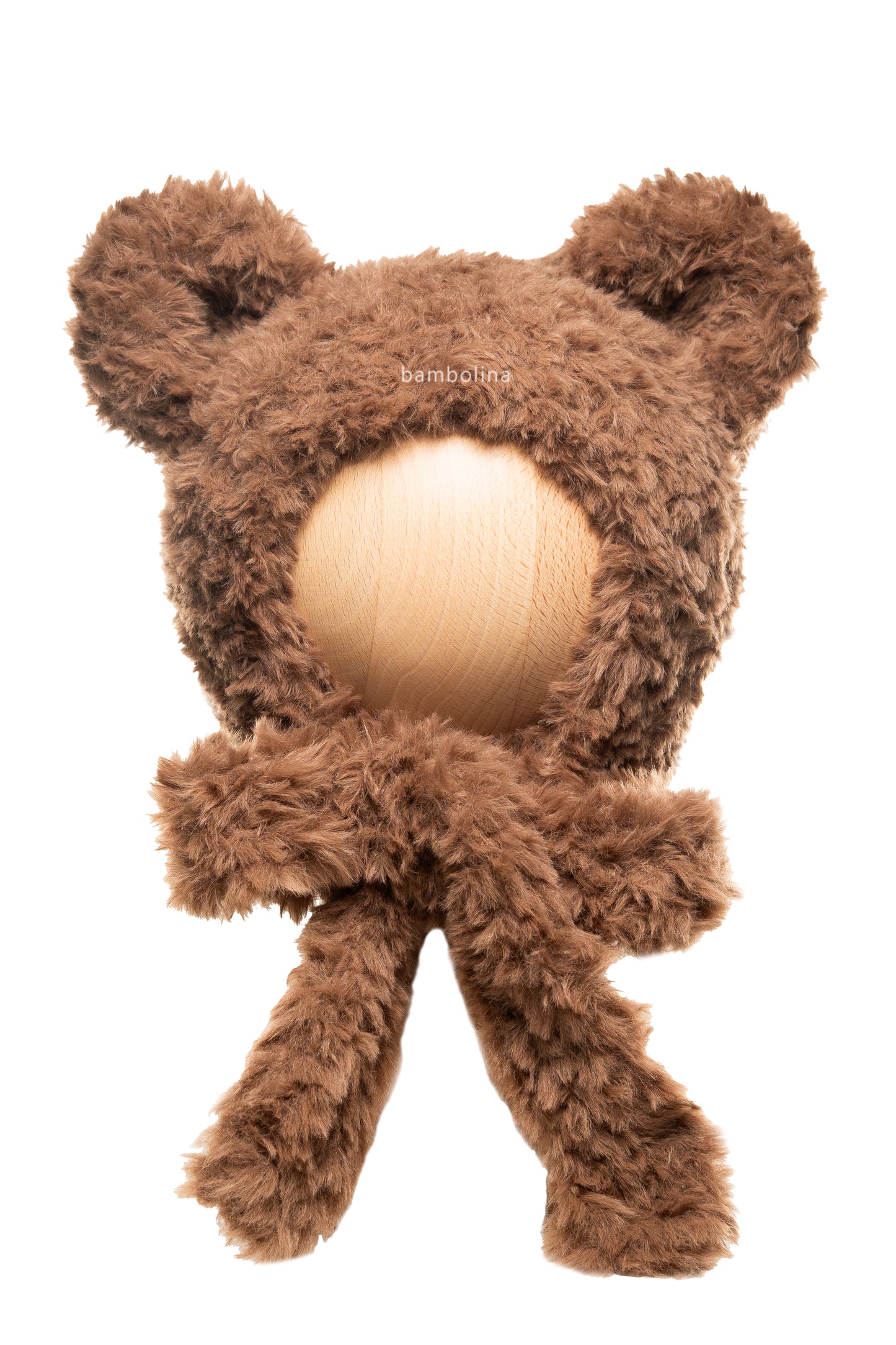 Teddy Bear bonnet - milk chocolate